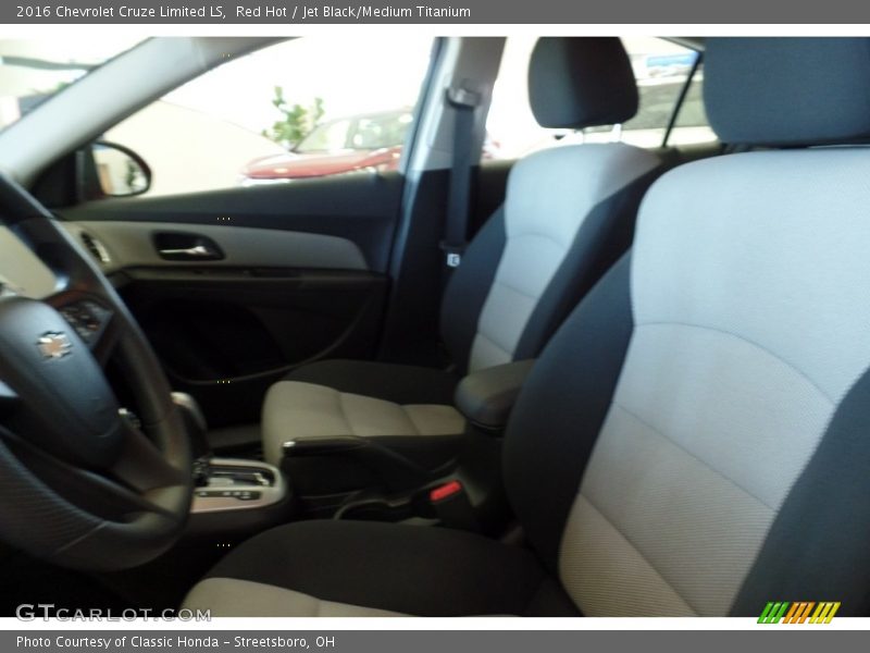 Red Hot / Jet Black/Medium Titanium 2016 Chevrolet Cruze Limited LS