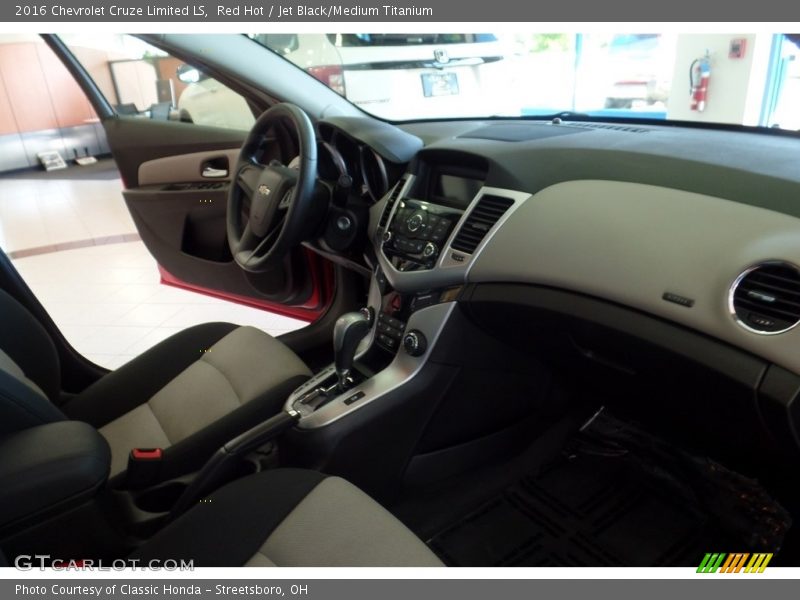 Red Hot / Jet Black/Medium Titanium 2016 Chevrolet Cruze Limited LS