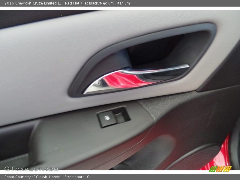 Red Hot / Jet Black/Medium Titanium 2016 Chevrolet Cruze Limited LS