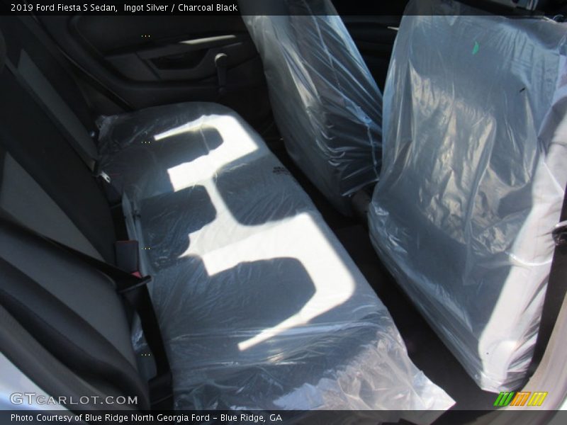 Ingot Silver / Charcoal Black 2019 Ford Fiesta S Sedan