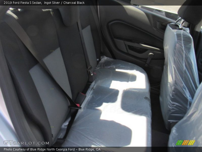 Ingot Silver / Charcoal Black 2019 Ford Fiesta S Sedan