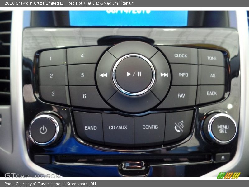 Red Hot / Jet Black/Medium Titanium 2016 Chevrolet Cruze Limited LS