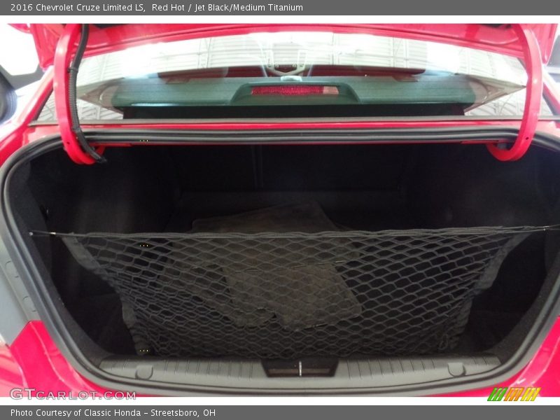 Red Hot / Jet Black/Medium Titanium 2016 Chevrolet Cruze Limited LS