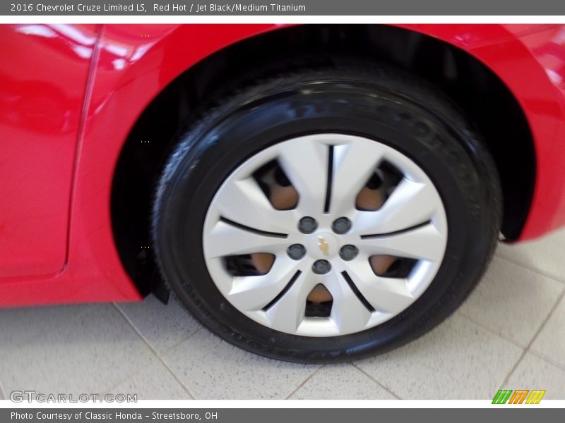 Red Hot / Jet Black/Medium Titanium 2016 Chevrolet Cruze Limited LS
