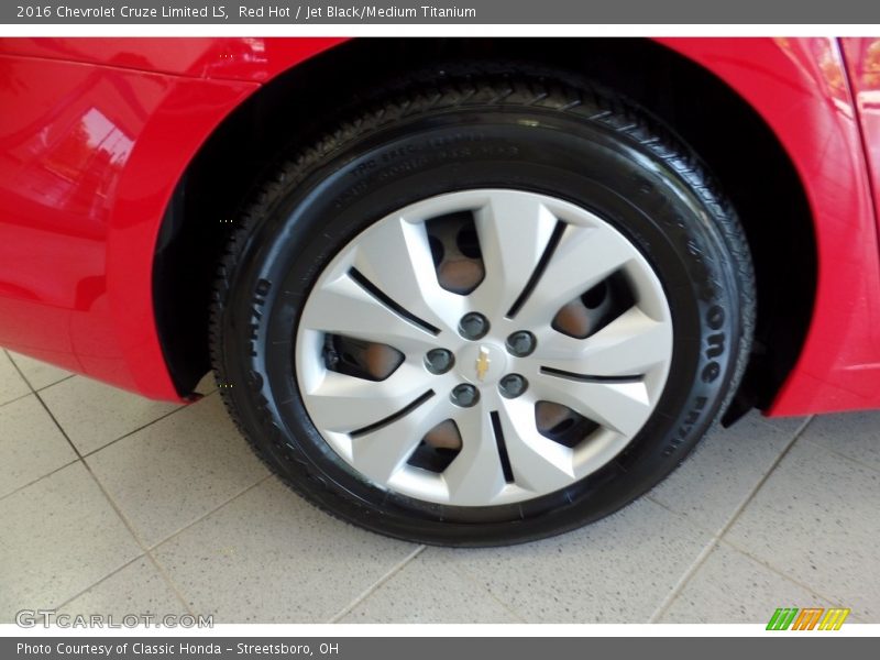Red Hot / Jet Black/Medium Titanium 2016 Chevrolet Cruze Limited LS
