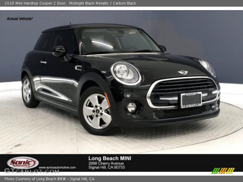 Midnight Black Metallic / Carbon Black 2016 Mini Hardtop Cooper 2 Door