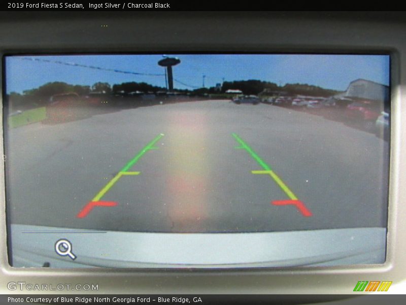 Ingot Silver / Charcoal Black 2019 Ford Fiesta S Sedan