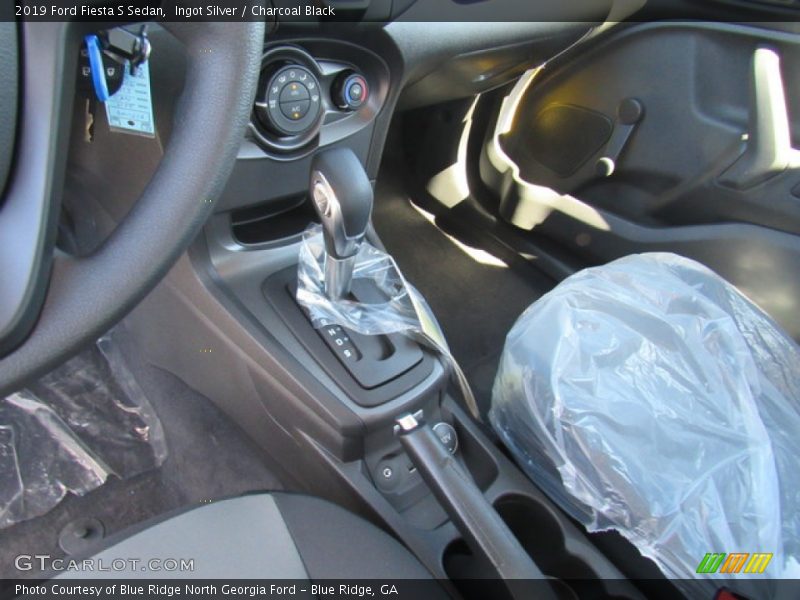 Ingot Silver / Charcoal Black 2019 Ford Fiesta S Sedan