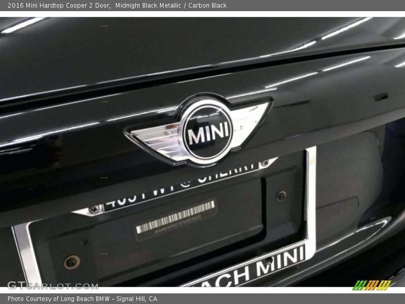 Midnight Black Metallic / Carbon Black 2016 Mini Hardtop Cooper 2 Door