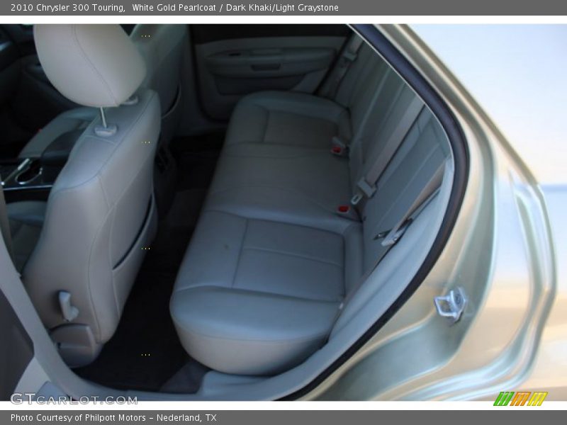 White Gold Pearlcoat / Dark Khaki/Light Graystone 2010 Chrysler 300 Touring