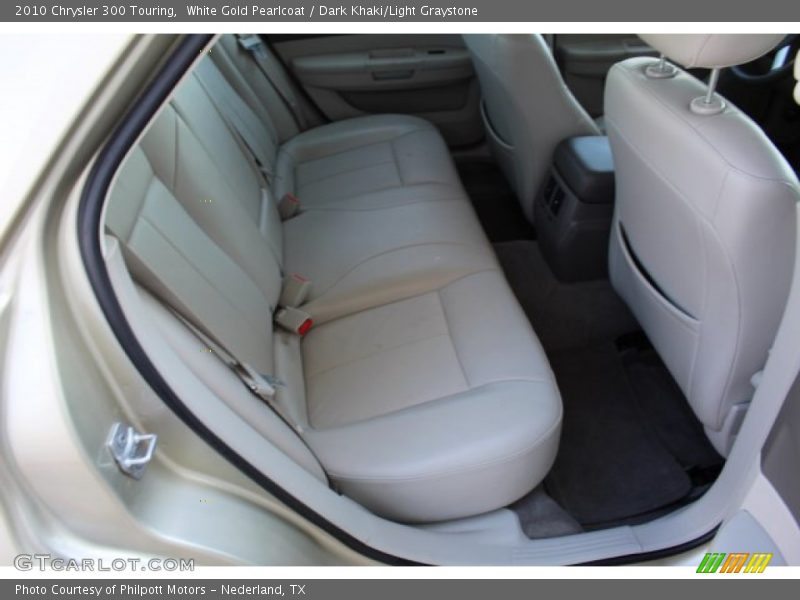 White Gold Pearlcoat / Dark Khaki/Light Graystone 2010 Chrysler 300 Touring