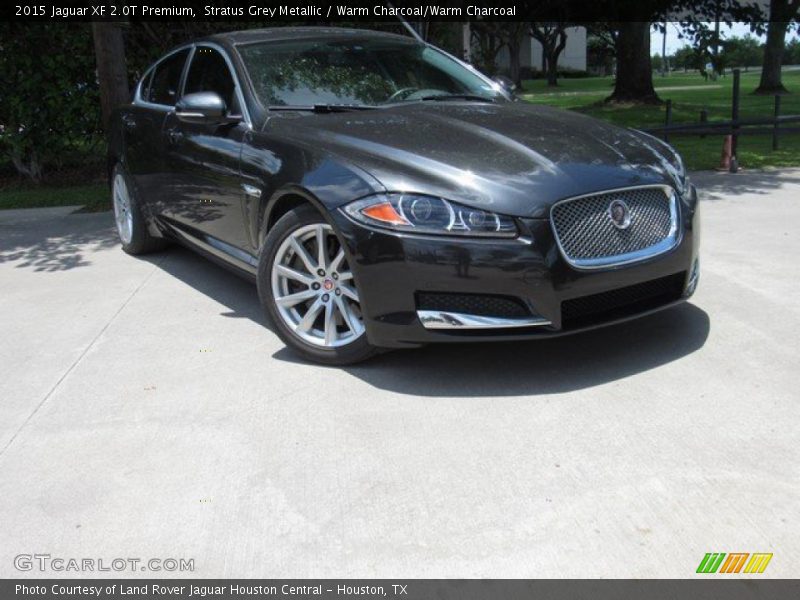 Stratus Grey Metallic / Warm Charcoal/Warm Charcoal 2015 Jaguar XF 2.0T Premium