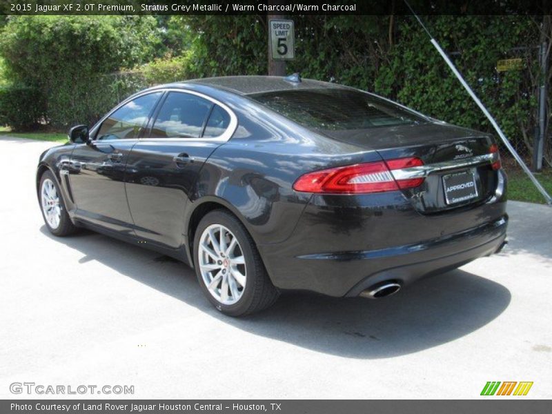 Stratus Grey Metallic / Warm Charcoal/Warm Charcoal 2015 Jaguar XF 2.0T Premium