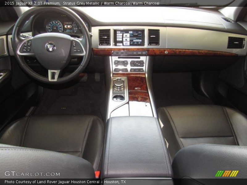 Stratus Grey Metallic / Warm Charcoal/Warm Charcoal 2015 Jaguar XF 2.0T Premium
