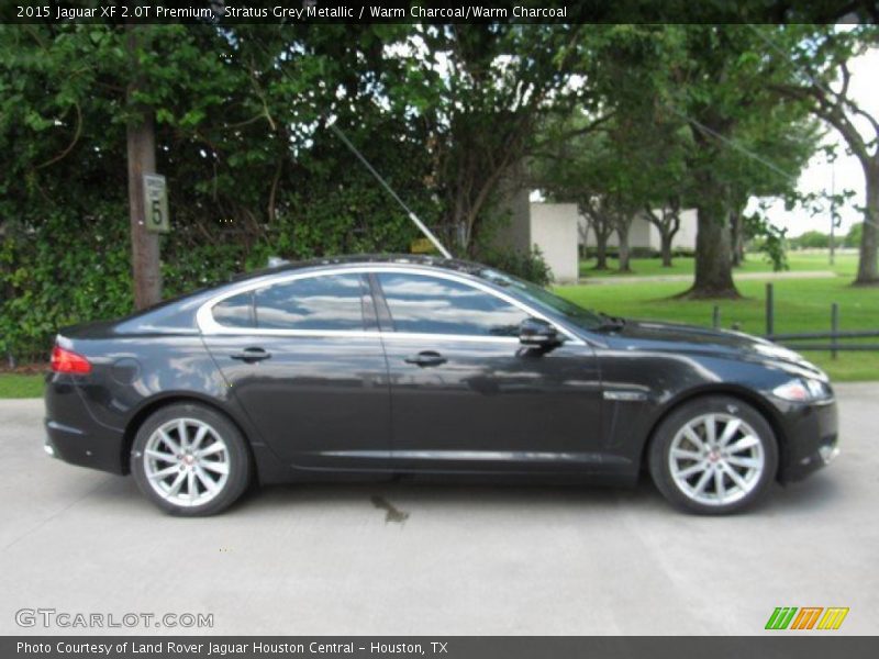 Stratus Grey Metallic / Warm Charcoal/Warm Charcoal 2015 Jaguar XF 2.0T Premium