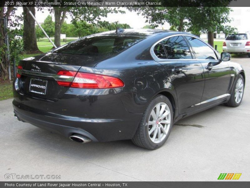 Stratus Grey Metallic / Warm Charcoal/Warm Charcoal 2015 Jaguar XF 2.0T Premium