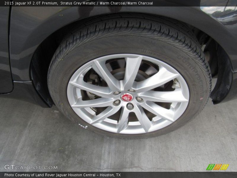 Stratus Grey Metallic / Warm Charcoal/Warm Charcoal 2015 Jaguar XF 2.0T Premium