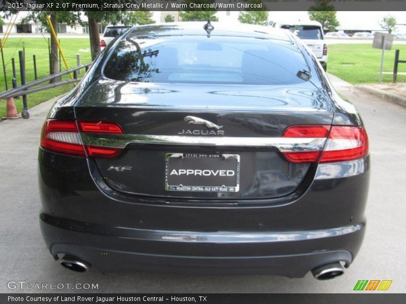 Stratus Grey Metallic / Warm Charcoal/Warm Charcoal 2015 Jaguar XF 2.0T Premium