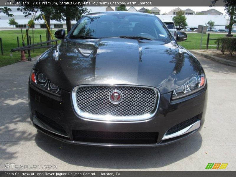 Stratus Grey Metallic / Warm Charcoal/Warm Charcoal 2015 Jaguar XF 2.0T Premium