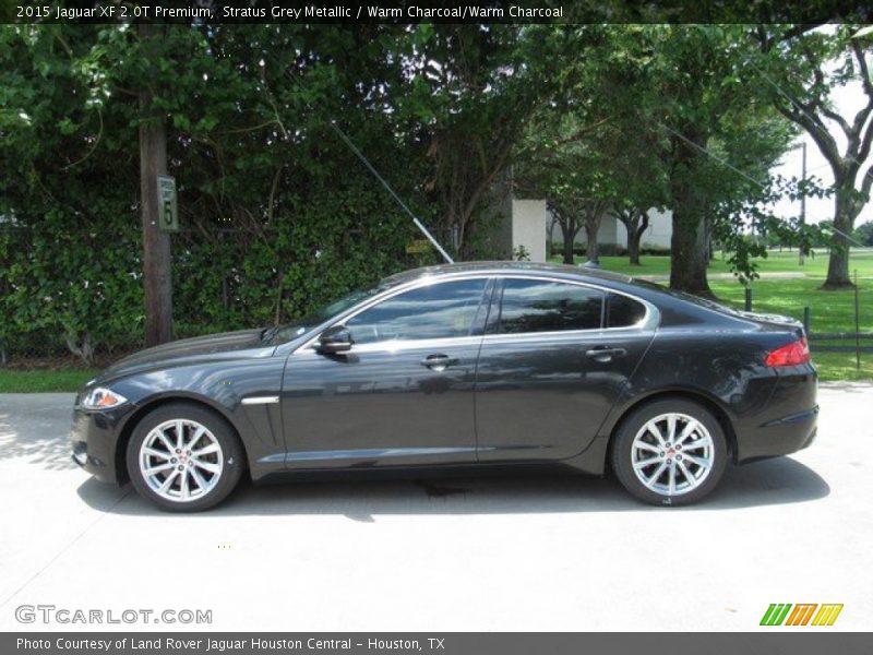 Stratus Grey Metallic / Warm Charcoal/Warm Charcoal 2015 Jaguar XF 2.0T Premium
