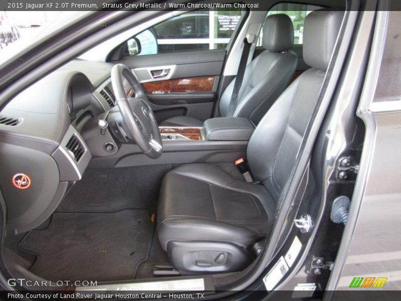 Stratus Grey Metallic / Warm Charcoal/Warm Charcoal 2015 Jaguar XF 2.0T Premium