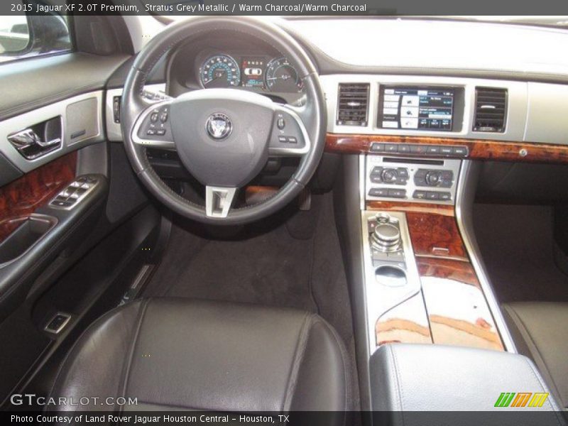 Stratus Grey Metallic / Warm Charcoal/Warm Charcoal 2015 Jaguar XF 2.0T Premium
