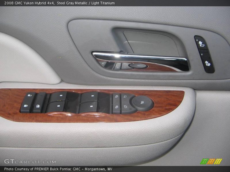 Steel Gray Metallic / Light Titanium 2008 GMC Yukon Hybrid 4x4