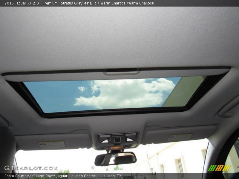 Stratus Grey Metallic / Warm Charcoal/Warm Charcoal 2015 Jaguar XF 2.0T Premium