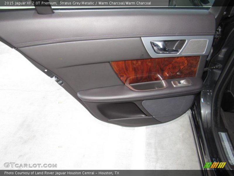 Stratus Grey Metallic / Warm Charcoal/Warm Charcoal 2015 Jaguar XF 2.0T Premium