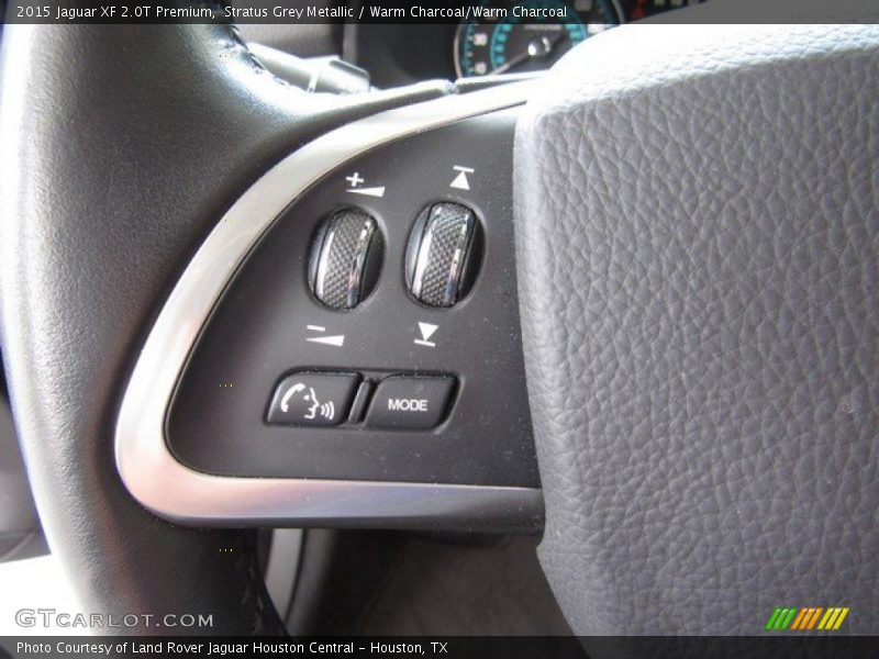Stratus Grey Metallic / Warm Charcoal/Warm Charcoal 2015 Jaguar XF 2.0T Premium