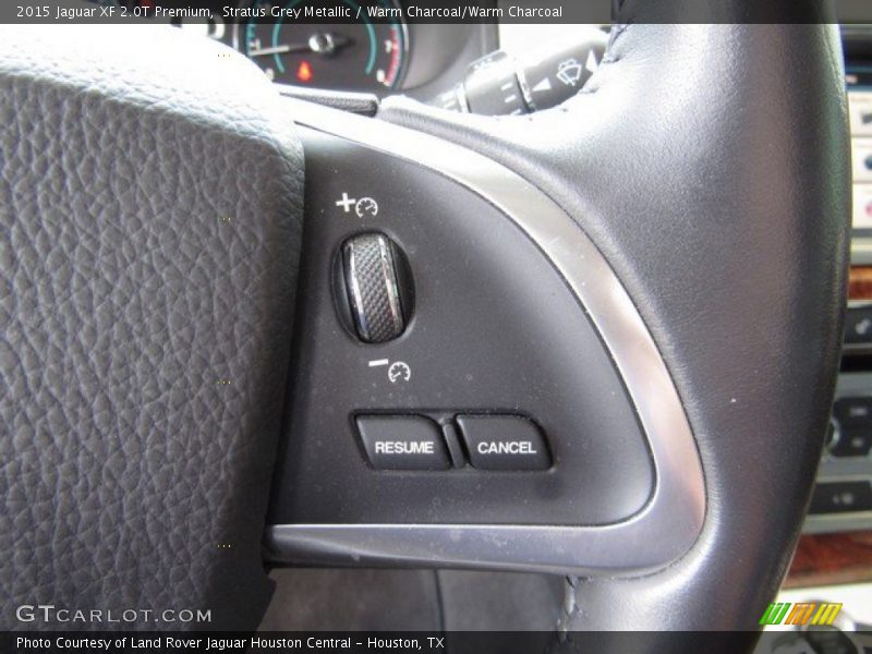 Stratus Grey Metallic / Warm Charcoal/Warm Charcoal 2015 Jaguar XF 2.0T Premium