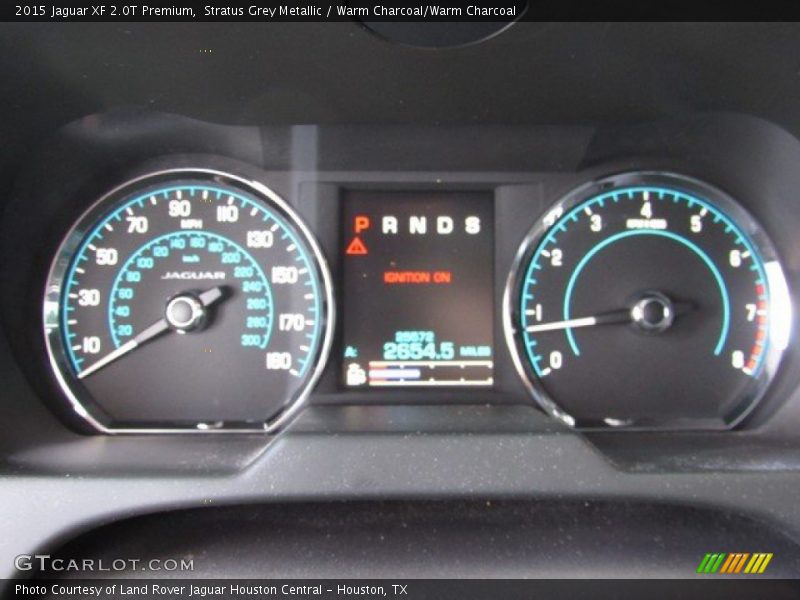 Stratus Grey Metallic / Warm Charcoal/Warm Charcoal 2015 Jaguar XF 2.0T Premium