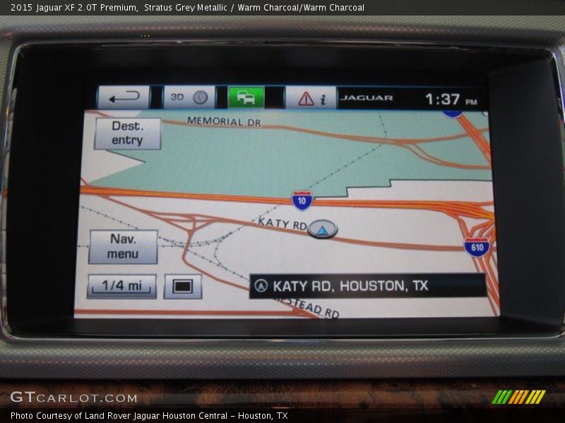 Stratus Grey Metallic / Warm Charcoal/Warm Charcoal 2015 Jaguar XF 2.0T Premium