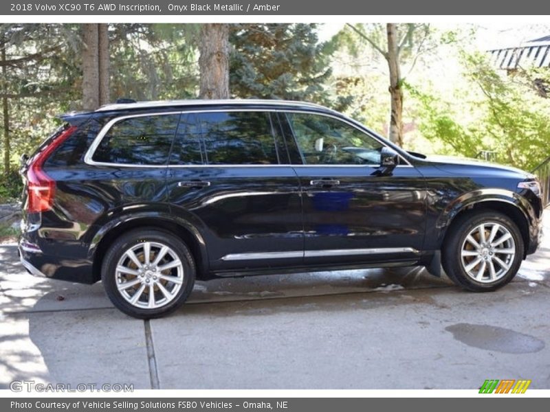 Onyx Black Metallic / Amber 2018 Volvo XC90 T6 AWD Inscription