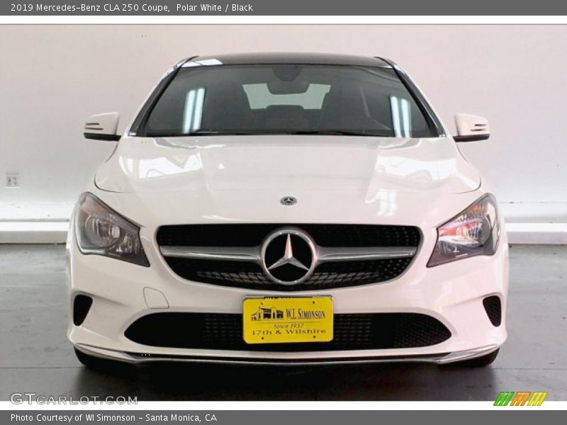 Polar White / Black 2019 Mercedes-Benz CLA 250 Coupe
