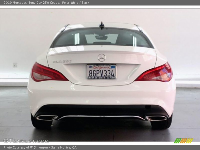 Polar White / Black 2019 Mercedes-Benz CLA 250 Coupe