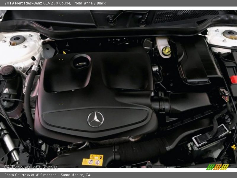 Polar White / Black 2019 Mercedes-Benz CLA 250 Coupe