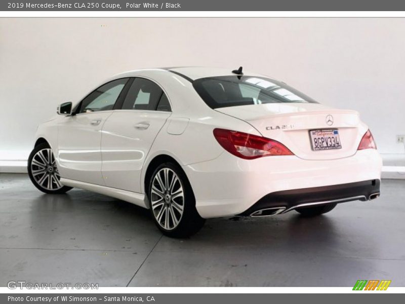 Polar White / Black 2019 Mercedes-Benz CLA 250 Coupe