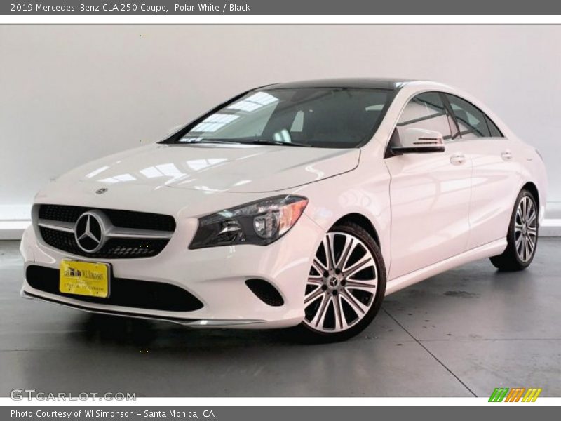 Polar White / Black 2019 Mercedes-Benz CLA 250 Coupe