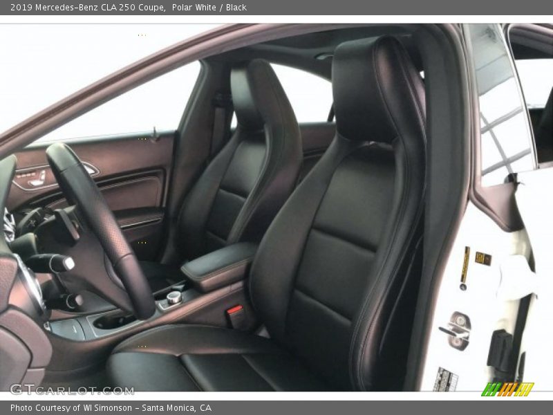 Polar White / Black 2019 Mercedes-Benz CLA 250 Coupe