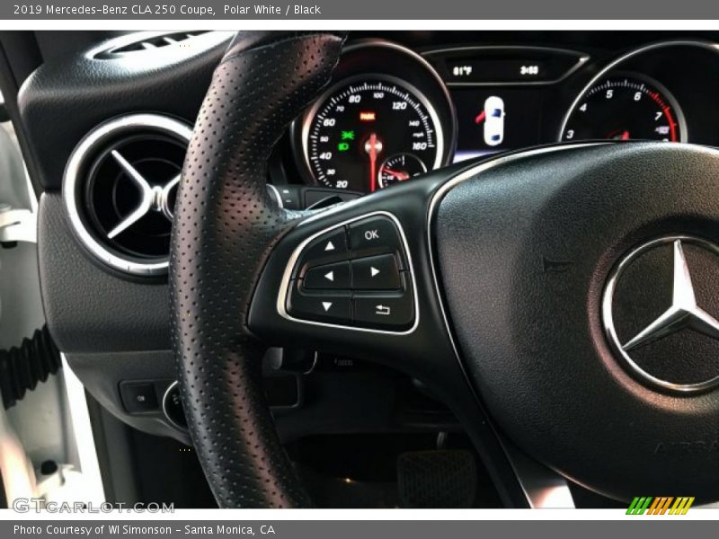 Polar White / Black 2019 Mercedes-Benz CLA 250 Coupe