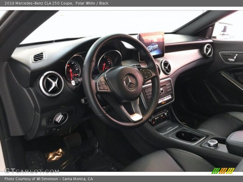 Polar White / Black 2019 Mercedes-Benz CLA 250 Coupe