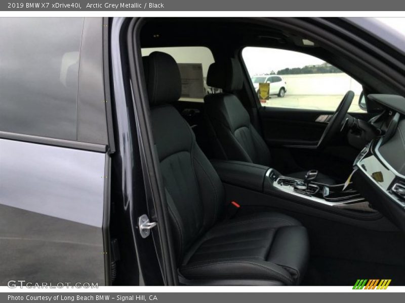 Arctic Grey Metallic / Black 2019 BMW X7 xDrive40i
