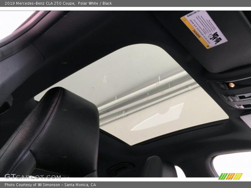 Polar White / Black 2019 Mercedes-Benz CLA 250 Coupe