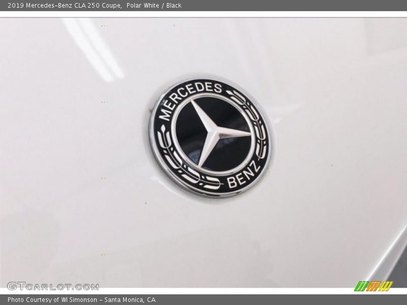 Polar White / Black 2019 Mercedes-Benz CLA 250 Coupe