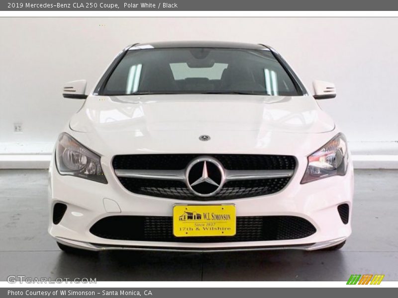Polar White / Black 2019 Mercedes-Benz CLA 250 Coupe
