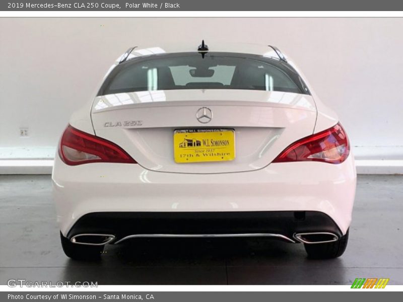 Polar White / Black 2019 Mercedes-Benz CLA 250 Coupe