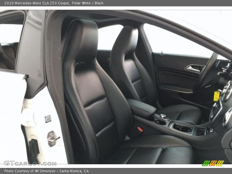 Polar White / Black 2019 Mercedes-Benz CLA 250 Coupe