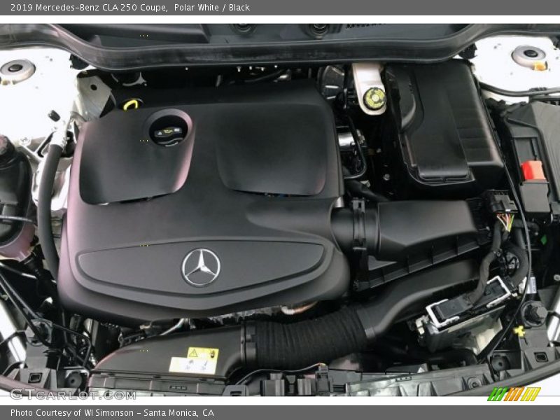 Polar White / Black 2019 Mercedes-Benz CLA 250 Coupe