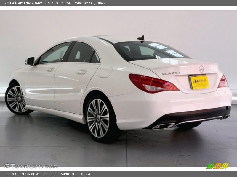 Polar White / Black 2019 Mercedes-Benz CLA 250 Coupe